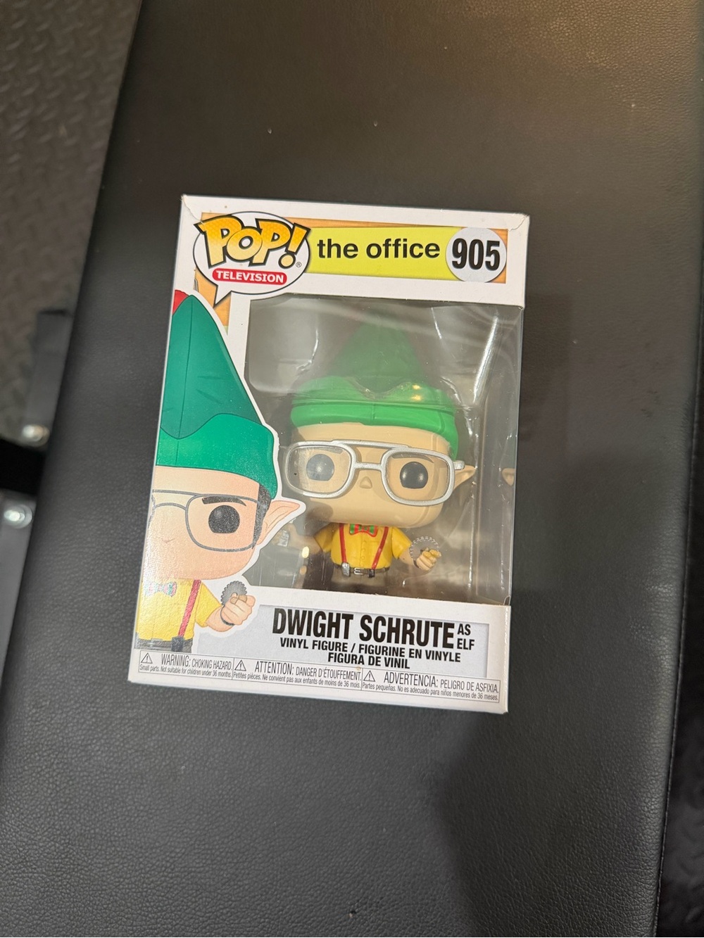 Funko Pop! The Office Dwight Schrute as Green Christmas Elf #905 Rare - New
